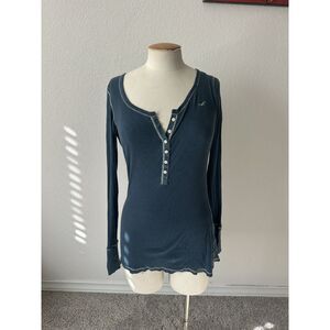 Y2K Hollister Women's Long Sleeve Top